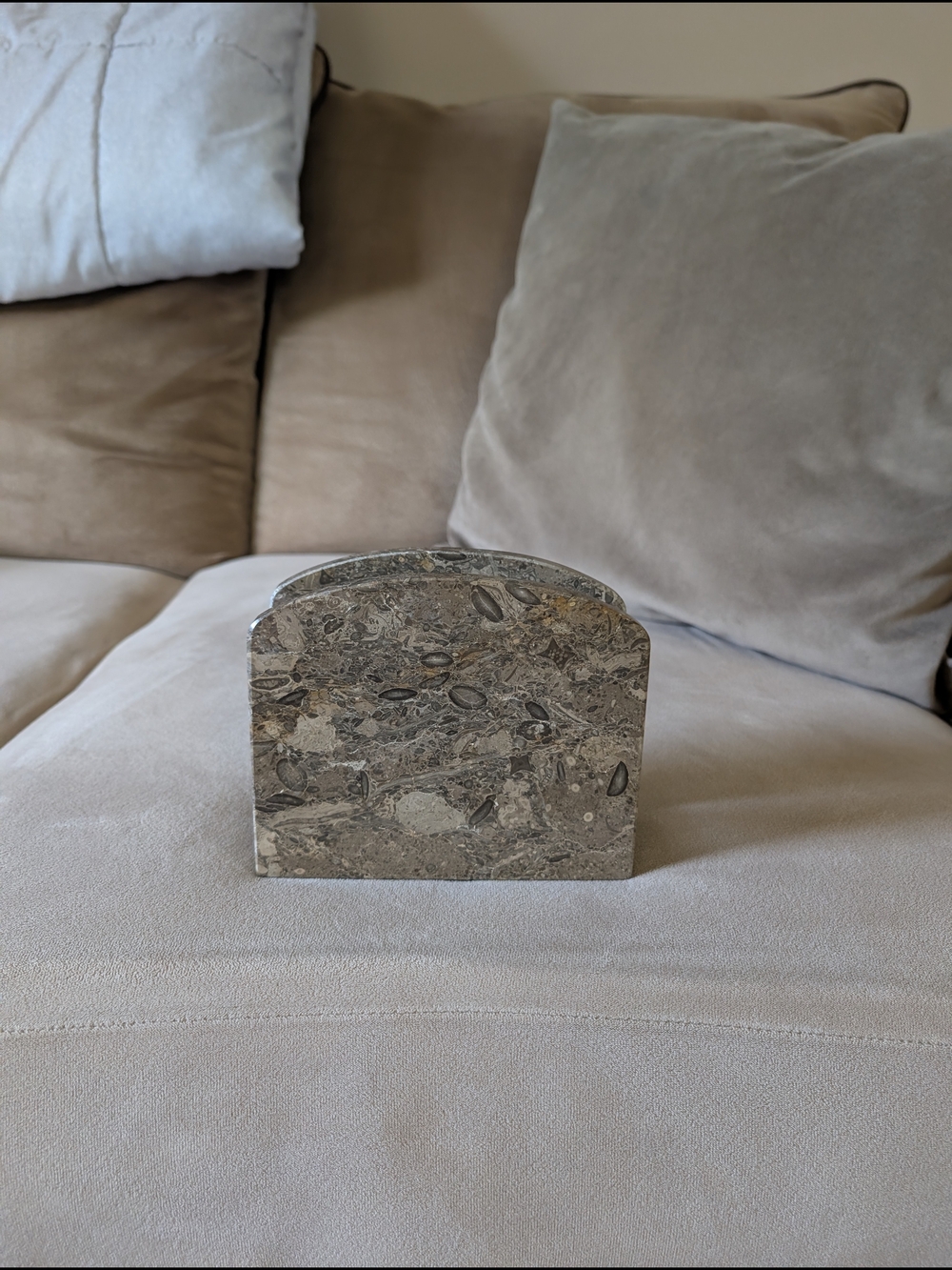 Beige Granite Napkin Holder